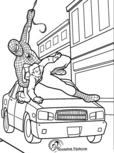 Omalovánky Spiderman 3